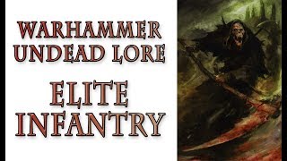 Warhammer Fantasy Lore  Elite Infantry Undead Lore [upl. by Aihsekin]