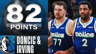 Luka Doncic amp Kyrie Irving Combine For 82 Points In Mavericks W  March 2 2023 [upl. by Suirtimed]