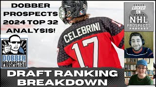 TOP 32 PROSPECTS  2024 NHL DRAFT  Dobber Prospects FINAL Rankings [upl. by Adine561]