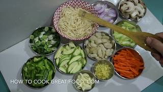 Vegetable Chow Mein Recipe  Vegan Chinese Noodles  Lo Mein [upl. by Broome]