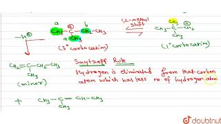 When neopentyl alcohol is treted with H2SO4  a mixture of two alkenes 8515 is formed [upl. by Sharai823]