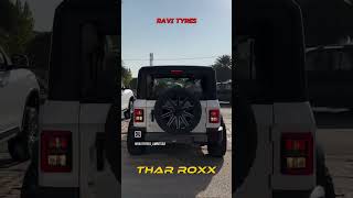 thar ROXX modified  modified thar ROXX alloys wheels thar offroading  alloywheelssubwoofer [upl. by Ddart]