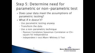 How to Use SPSS Choosing the Appropriate Statistical Test [upl. by Elaynad517]