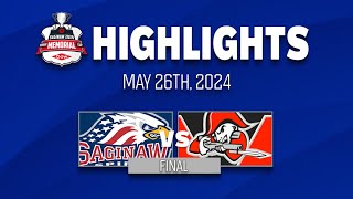 2024 Memorial Cup Highlights May 2624  Saginaw Spirit vs Drummondville Voltigeurs [upl. by Ydnahs]