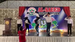 azme aalishan performance national songAl Saeed education system school [upl. by Garrot319]