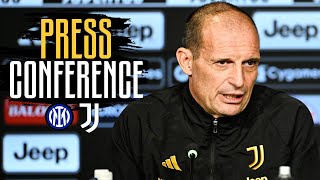 Allegri’s Press Conference towards Derby d’Italia InterJuve [upl. by Burner]