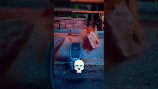 Durability of Nokia 💀🙏🏻♾️ Nokia vs Iphone edit aura viralshort 4u foryou viralvideo skull [upl. by Ralina537]