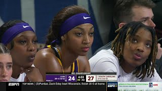 🤐 Angel Reese INTENTIONAL Foul WHACKS Cardoso In The Face  SEC Championship LSU vs South Carolina [upl. by Persons]