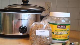 How To Make Arnica Infused Oil In A Crockpot Part One [upl. by Anidal]