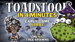 Toadstool vs Wanda in 4 min 4 Tree Strat No hit PickAxe  Dont Starve Together  DST [upl. by Amhser]