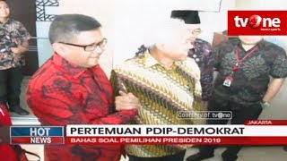 Pertemuan PDIP  Demokrat Membahas Pemilihan Presiden 2019 [upl. by Awram233]