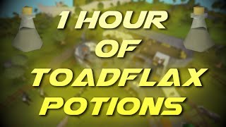 Making Toadflax Potions  Testing OSRS Wiki Money Making Methods [upl. by Drawets]