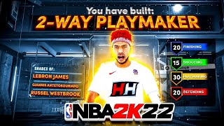 THE ISO BUILD THAT WILL BREAK NBA2K22  2WAY PLAYMAKING GUARD MUST BE PATCHED BEST BUILD 2K22 [upl. by Ahsatal]