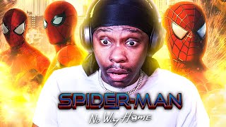 My First Time Watching SpiderMan No Way Home  Movie Reaction [upl. by Glad]