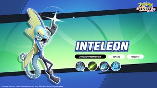 Inteleon Moves Overview  Pokémon UNITE [upl. by Lalad]