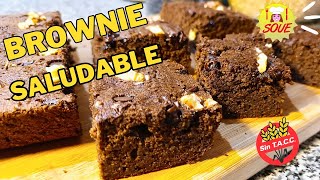 FACIL Y SALUDABLE EL MAS DELICIOSO BROWNIE Sin Lactosa y Sin Gluten 🍫😇 brownies [upl. by Guenna]