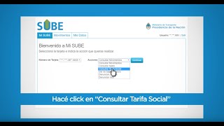 Cómo registrar la SUBE  Tarifa Social Federal de transporte [upl. by Barris83]