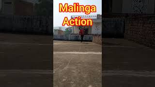 MALINGA BOWLING ACTION viralcricket circketteam cricketmatch cricketbowling malinga [upl. by Shargel822]