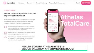 Health Startup Athelas Hits 15B Valuation After Pandemic Boom [upl. by Egedan]