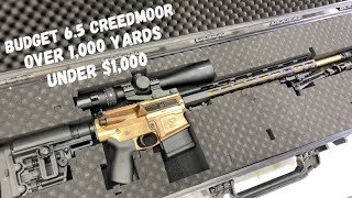 Budget 65 Creedmoor AR10 Over 1000 yards Under 1000 [upl. by Reivad]