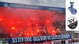 SV SANDHAUSEN vs MSV DUISBURG PYRO CHOREO TORE GÄSTESUPPORT Der MSV auf Abschiedstournee [upl. by Adnawaj484]