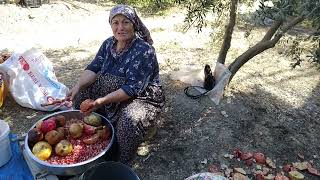 SİLİFKEDE NARENCİYE BAHÇEMDE NAR TOPLAMA VE NAR EKŞİSİ YAPIMI [upl. by Ekram]