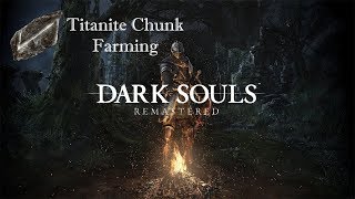 Dark Souls Remastered  Titanite Chunk farming  New Londo Ruins [upl. by Sokim]