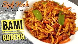 Bami Goreng Maken  Bami Goreng Recept  Mie Goreng  Fried Noodles  Indische Keuken [upl. by Lilac]