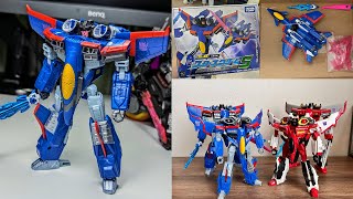 Takara Tomy TLEX Micron Legend StarscreamSuper ModeArmada Thundercracker In Hand Images [upl. by Grekin]