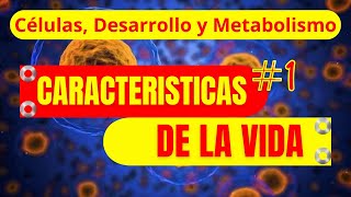 🧬𝘾𝘼𝙍𝘼𝘾𝙏𝙀𝙍𝙄𝙎𝙏𝙄𝘾𝘼𝙎 𝘿𝙀 𝙇𝘼 𝙑𝙄𝘿𝘼 PARTE 1 células desarrollo y metabolismo  BIOLOGIA [upl. by Nyleek]