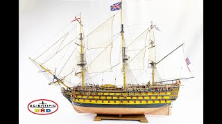 Maquette bateau en bois HMS Victory [upl. by Ojillib]