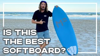 The Best Softboard MF Softboard Review 🏄‍♂️ Inc Little Marley  Stoked For Travel [upl. by Ahsratan943]