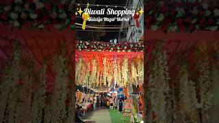 Diwali Shopping✨ malviyanagar delhi shopping viralshorts ytindia tyshorts market diwali [upl. by Atile]