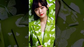 Neon green white butterfly skech print fashion by AI aigenfashion wishyouhellenglishcover [upl. by Akemrehs]