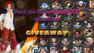 free ex shanks account 🎉  one piece bounty rush free giveaway account 🔥🔥🔥 [upl. by Mya]