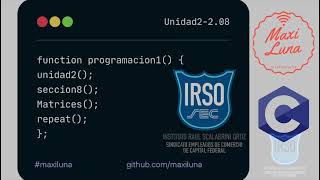 Programación en C  Matriz Matrices Tabla de Multiplicación  Debug  U208 [upl. by Steere912]