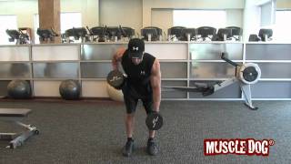 MuscleDogcom Presents Bent Over Alternating Dumbbell Row [upl. by Edan848]