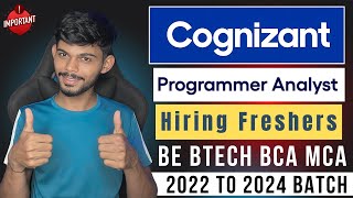 Cognizant Hiring Freshers  Amazing Role  Apply Now [upl. by Penoyer]