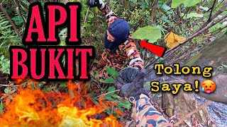 quot ABANG BOMBA JATUH BUKIT HAMPIR DI SAMBAR API quot  KEBAKRAN HUTAN  CELORENG BOMBA [upl. by Drake211]