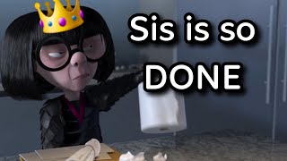 Edna Mode being a fashion icon for over 6 and a half minutes straight 🖤 [upl. by Maupin]