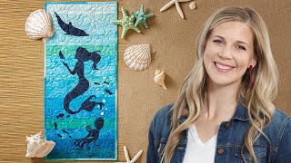 How to Make an Ocean Child Mermaid Wall Hanging  Free Project Tutorial [upl. by Boyce]