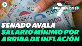 Senado aprueba la ley para que el salario mínimo aumente más que la inflación  Reporte Indigo [upl. by Ludie]