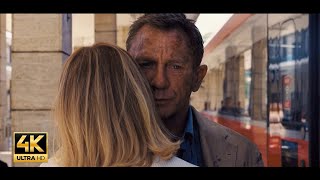 BOND LEAVES MADELINE AT THE TRAIN FULL NO TIME TO DIE SCENE 4K [upl. by Odel]