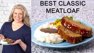 Best Classic Meatloaf Recipe [upl. by Merceer211]