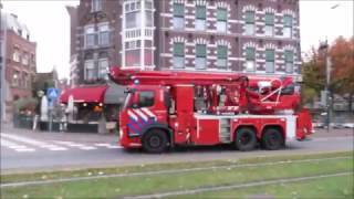 Hulpdiensten met spoed naar Zeer Grote Brand GRIP 1 WILLEM VAN BUYTEWEGHSTRAAT ROTTERDAM [upl. by Akeimahs220]