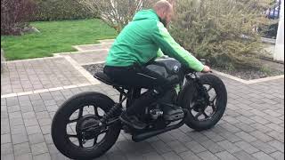 BMW Caferacer R100 R80 Scrambler Bobber K100 k1100 k75 Exhaust Sound Auspuff [upl. by Ididn]