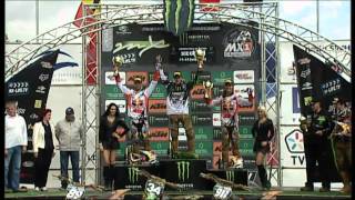 MXGP of Latvia 2012 Race Highlights [upl. by Enajyram]