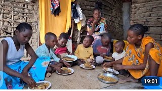 African village life of our traditional family on rainy evening cooking Dvillage life best top [upl. by Airol]