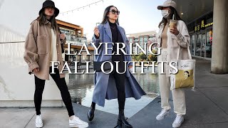 How to Layer Fall Outfits [upl. by Inal]