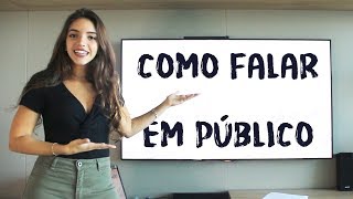 COMO FAZER BOAS APRESENTAÇÕES E FALAR EM PÚBLICO  Débora Aladim [upl. by Adlemi982]